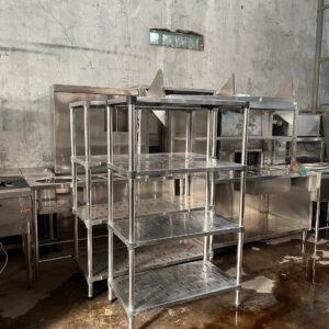 Professional work station setup dan instalasi peralatan restoran Raja Barang Resto